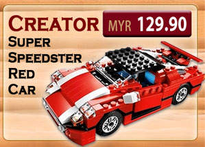 Superbuy_LEGO Creator 5867 Super Speedster Red Car