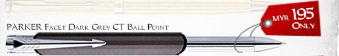 PARKER Facet Dark Grey CT Ball Point