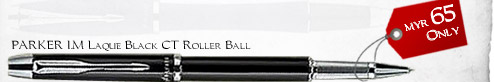 PARKER I.M Laque Black CT Roller Ball
